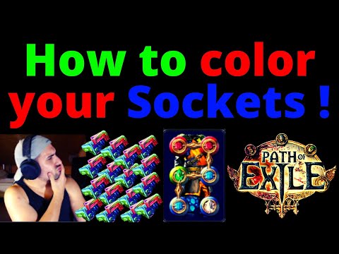 [Beginner's Guide] How to color your Sockets on POE !