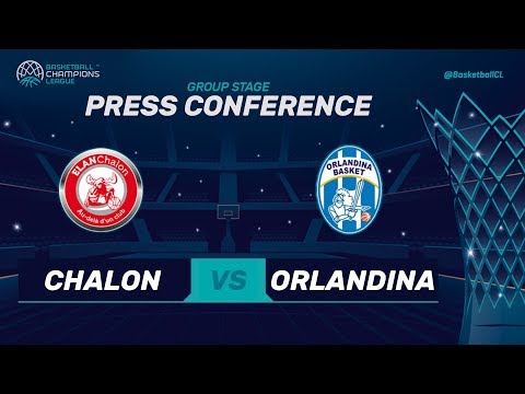 Elan Chalon v SikeliArchivi Capo d'Orlando - Press Conference - Basketball Champions League
