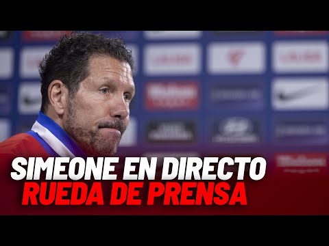 Rueda de prensa de Simeone en la previa de su partido contra el Rayo Vallecano