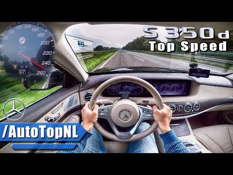 2018 Mercedes Benz S Class S350d AUTOBAHN POV TOP SPEED by AutoTopNL