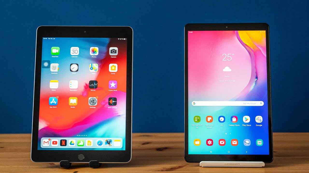 Comparison: Apple iPad vs. Samsung Galaxy Tab A 10.1 2019