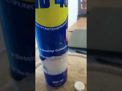 WD 40 Spray hat kein Druck mehr, was tun