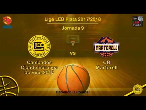 Cambados CEV 2017 73 - 58 CB Martorell. LEB Plata 17/18. J8