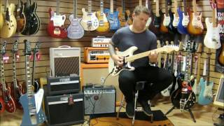 Video thumbnail for Fender American Elite Stratocaster HSS W Shawbucker   Olympic Pearl by Steven James Guitar & Amp Centre