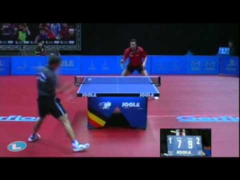 Vladimir Samsonov vs Bastian Steger[2011 Europe Top 12]