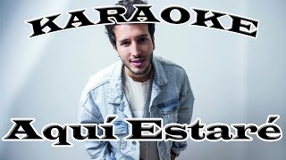 🎤 Sebastián Yatra - Aquí Estaré (Karaoke)