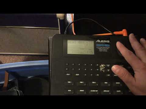 Alesis SR-16 Drum Machine Demo