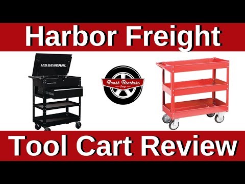 Harbor Freight (US General) Tool Cart Comparison & Review