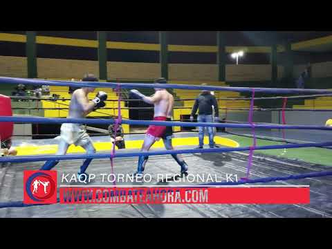 Pelea de K1 en el Torneo Regional KAQP