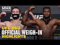 UFC 260 Weigh-In Highlights - MMA Fighting