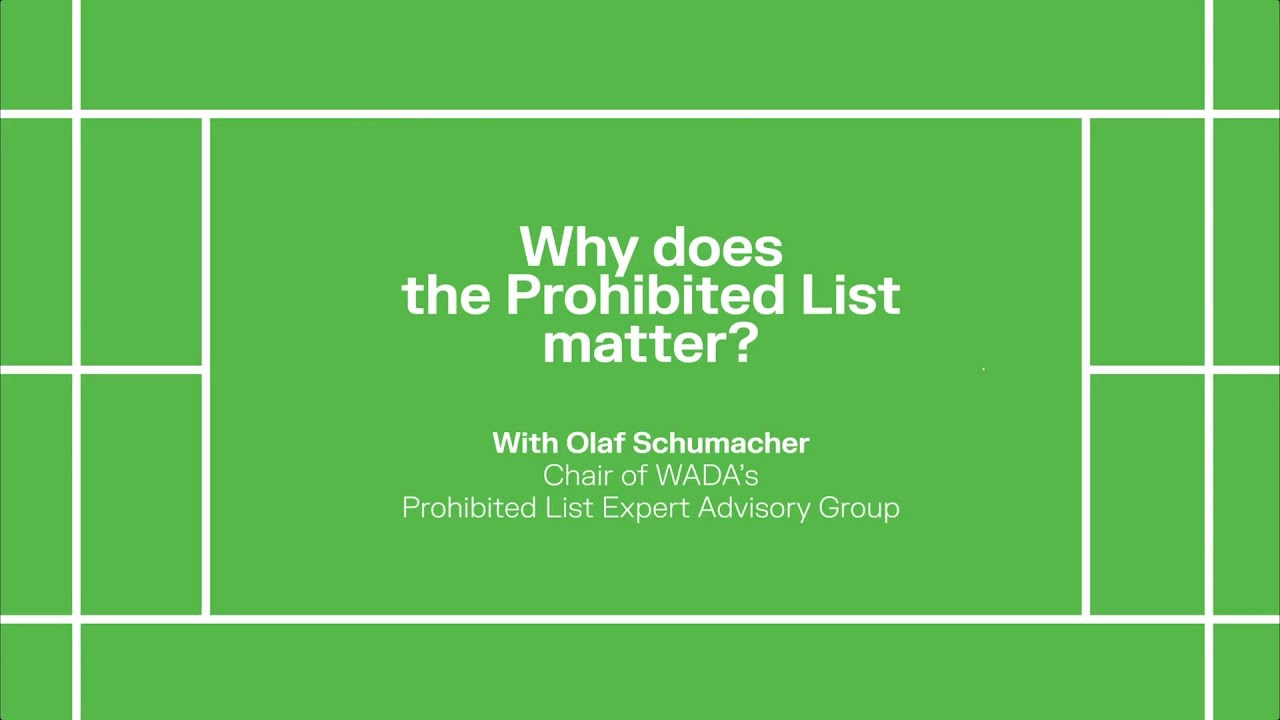 In the Spotlight : Why Does the Prohibited List Matter? with Olaf Schumacher