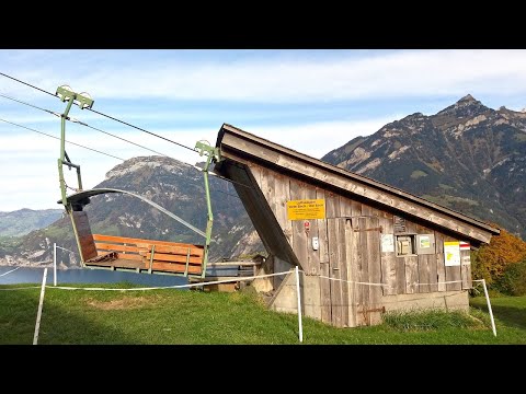 Luftseilbahn Isenthal - Bärchi Bergfahrt 2020 - cable car Switzerland