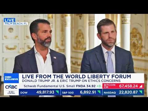 Trump sons MELT DOWN in disaster interview