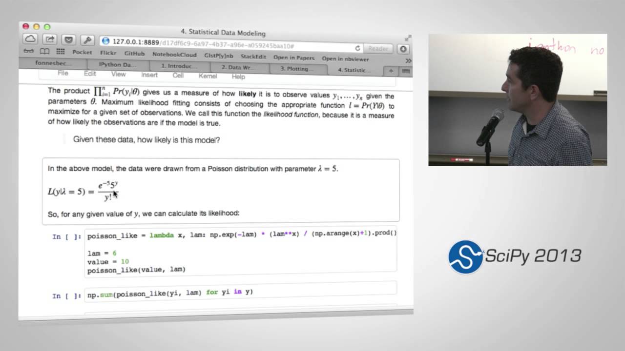 Statistical Data Analysis in Python, SciPy2013 Tutorial, Part 4 of 4