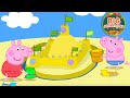 Peppa Pig S GIANT Sandcastle Adventure ️ Peppa George Summer Beach Days Cartoon 49 Mins