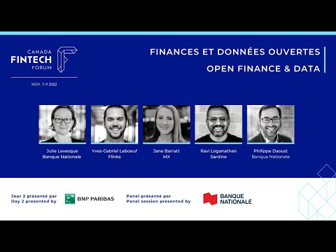 Open Finance & Data | Canada Fintech Forum 2022