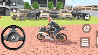 🎮Franklin order by 3️⃣ jeeps and 3️⃣ black cars in Indian 🇮🇳Thief Auto Riders simulator!!!! 🎮