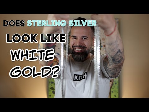 Does Sterling Silver Look Like White Gold? | Side By Side Comparison