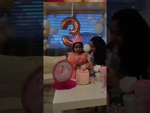 #Mahika birthday cake cutting#shortvideo#