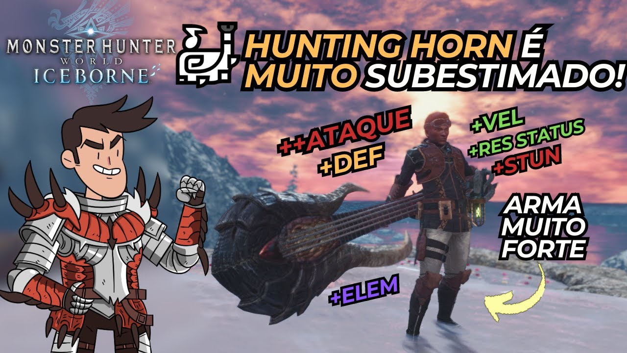 Hunting Horn é uma arma incrível que você não testou | Monster Hunter World | #returntoworld