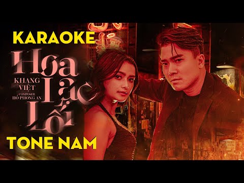 [ Karaoke ] HOA LẠC LỐI | Khang Việt - Beat Gốc Độc Quyền