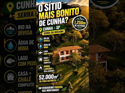 SÍTIO À VENDA EM CUNHA - SP
