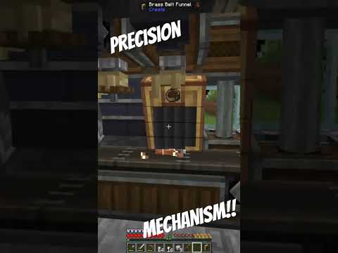 Create Mod!! Precision Mechanisms!! #minecraft #cratemod #create