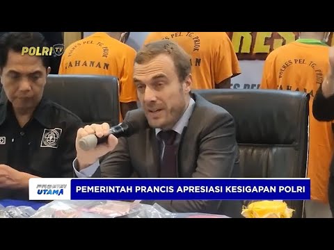 PEMERINTAH PRANCIS APRESIASI KESIGAPAN POLRES PELABUHAN TANJUNG PRIOK