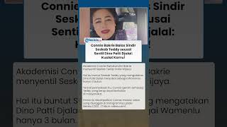 Polemik Memanas! Connie Bakrie Semprot Balik Seskab Teddy: Tuhan Tidak Tidur, Kualat Kamu!