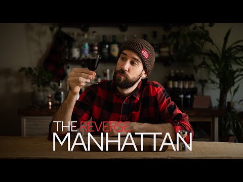 The Reverse Manhattan Cocktail - An Homage to the tastes of the 1800's