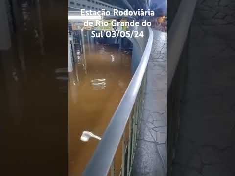 Estação Rodoviária #riograndedosul #inundações #enchente #alagamento #chuvaforte