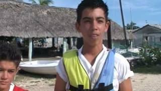 preview picture of video 'Vela en Caibarién, Cuba, liga estudiantil Febrero 2010'