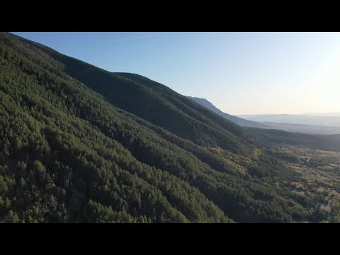 Flight by Drone over  Belchin,  Rila Mountain Bulgaria  / Белчин, Рила