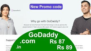 How to buy a cheap🔥premium domain with godaddy using New promo code 20