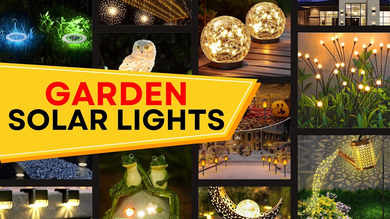 👉 Outdoor Lighting Ideas | Best Solar Lights For Garden, Yard, Patio & Porch