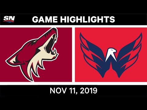 NHL Highlights | Coyotes vs. Capitals – Nov. 11, 2019
