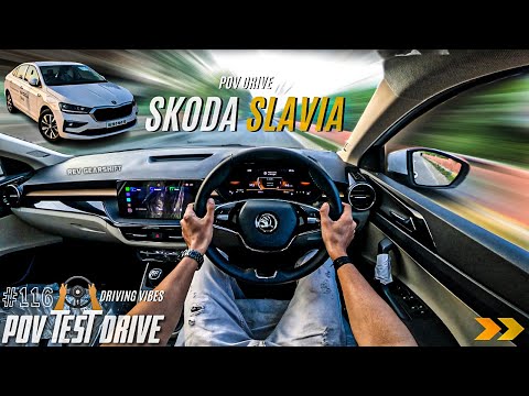 2025 SKODA SLAVIA | PRESTIGE | 1.0L 114BHP | POV Drive #116 | SLAVIA | 4K | REV GEARSHIFT #slavia