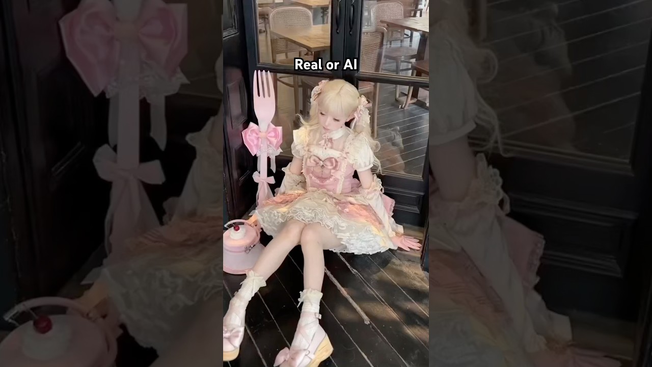 Real or AI??? 💕 #makeup #douyin #kpop #anime #kawaii #coquette #korean #chinese #japanese #fashion