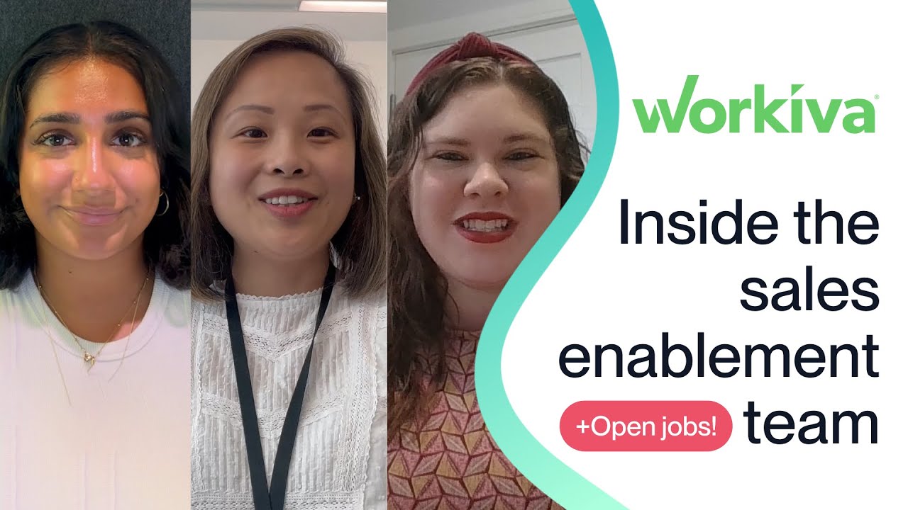 Work at Workiva: Meet the sales enablement team