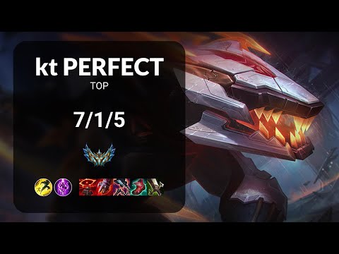 kt PerfecT Renekton vs Sylas TOP - KR CHALLENGER Patch 13.18