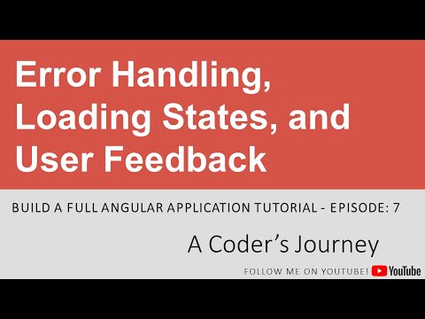 Build a Full Angular Application #6 - Communicating with a REST API using HttpClient & RxJS