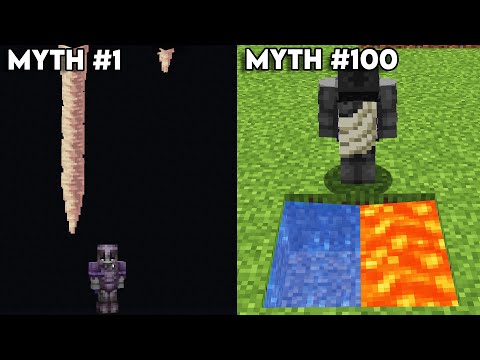 EPIC Minecraft Myths Test Revealed