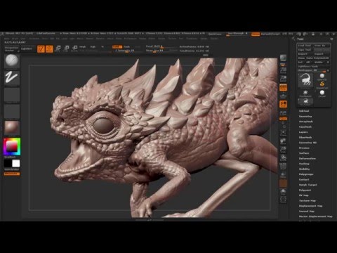 Learn how to easily exaggerate details in Zbrush