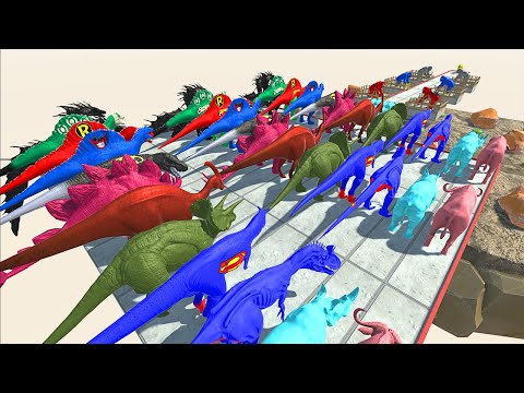 X3 Goro Protect The Golden Pig - Animal Revolt Battle Simulator