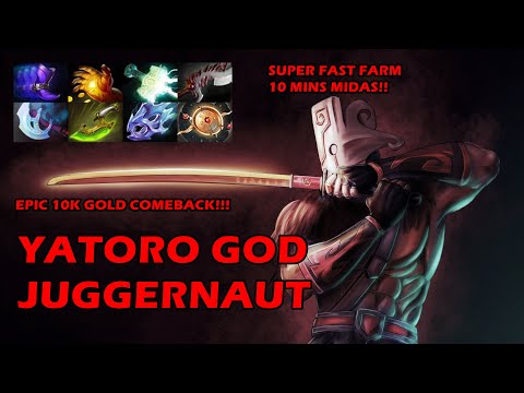Yatoro Juggernaut Carry - Epic 10k Gold comeback!! feat.Y0nd GH and Mikey