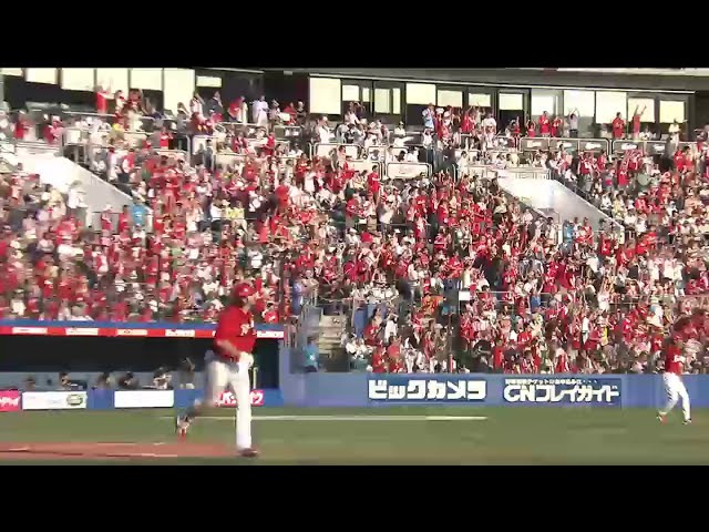 7回表 カープ・エルドレッドがバックスクリーンへ逆転満塁HRを放つ!! 2014/6/15 M-C