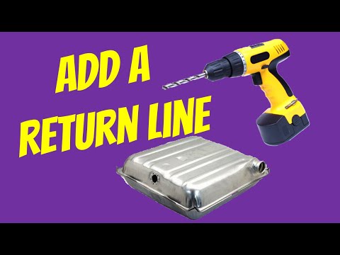 How to Add a Return Line to a Factory Fuel Tank