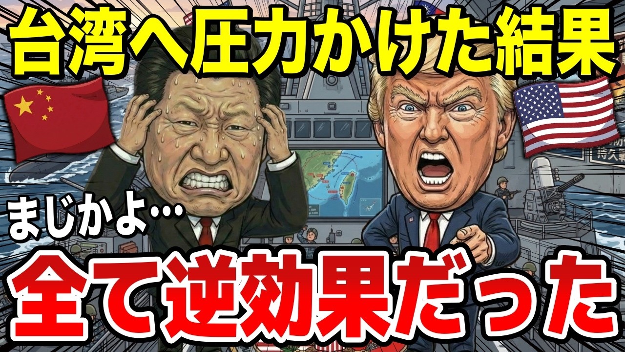 中国が台湾へ軍事圧力を強化した結果、米国の台湾支援加速＆台湾が戦争準備を本格化【台湾有事】