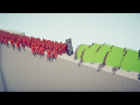 SHIELD WALL & 100x SHIELD BEARERS vs GODS - Totally Accurate Battle Simulator