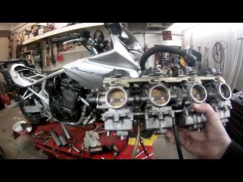 how to remove Suzuki Bandit1200 carbs in 15 min